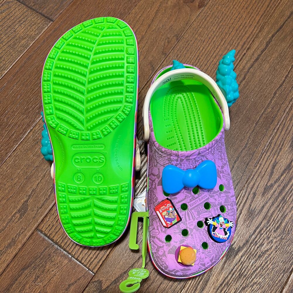 Crocs x The Simpsons Krusty the Clown Unisex  Classic Clog Size 8M /W10 - Picture 8 of 8